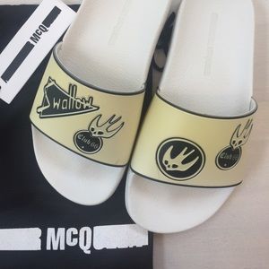 ALEXANDER MCQUEEN Sandals Slide $450 Sleeper SZ 6